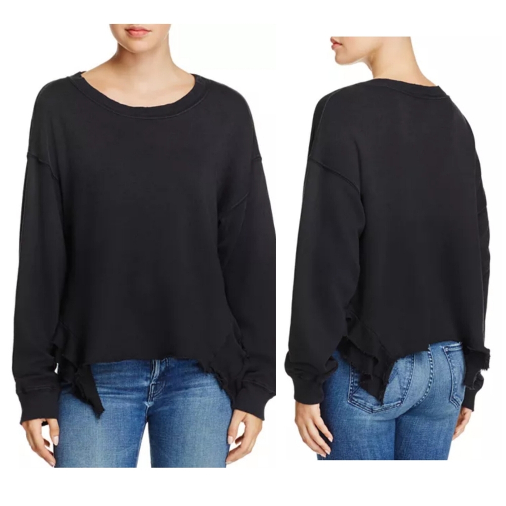 Current Elliott Ruffled Sweatshirt